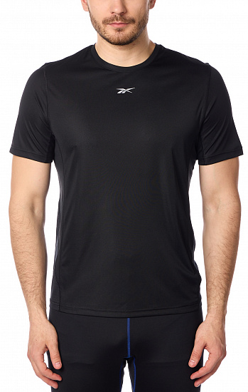 Футболка мужская Reebok Running Speedwick Black - Фото 1 большая