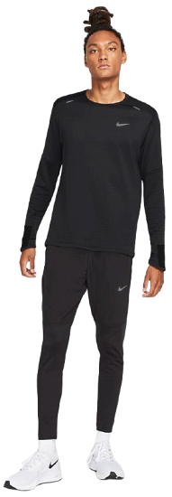 Футболка мужская Nike Therma-FIT Repel Black - Фото 3 большая