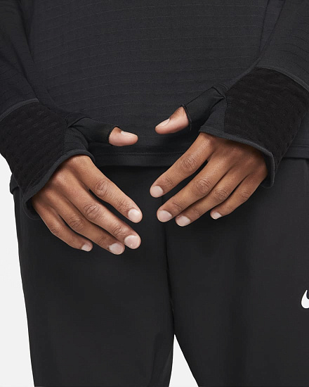 Футболка мужская Nike Therma-FIT Repel Black - Фото 5 большая