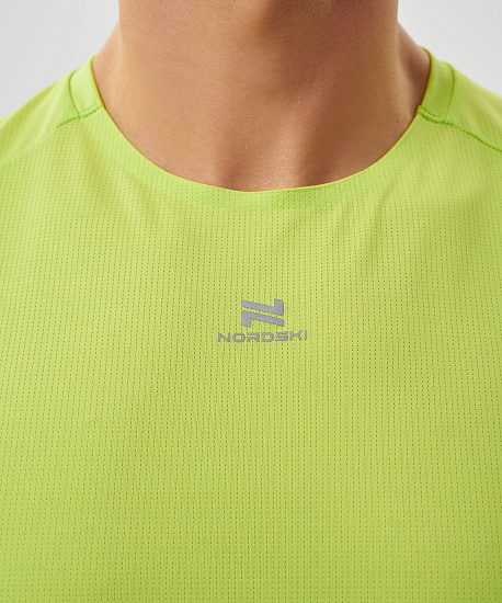 Футболка мужская Nordski Road Lime - Фото 5 большая