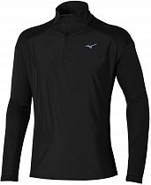 Лонгслив мужской Mizuno Hybrid LS Black