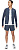 Футболка мужская Nike Dri-Fit Element Run Division Full-Zip Thunder Blue/Reflective Silver - Фото 8 малая