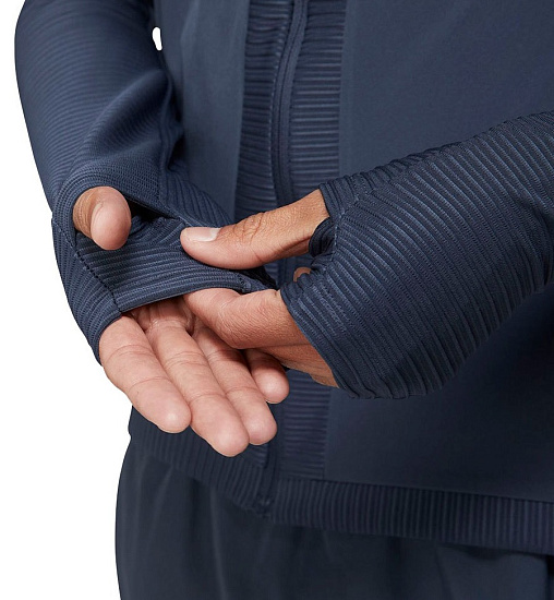 Футболка мужская Nike Dri-Fit Element Run Division Full-Zip Thunder Blue/Reflective Silver - Фото 7 большая