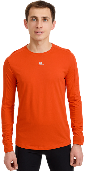 Лонгслив мужской Nordski Upcast Orange - Фото 1 большая