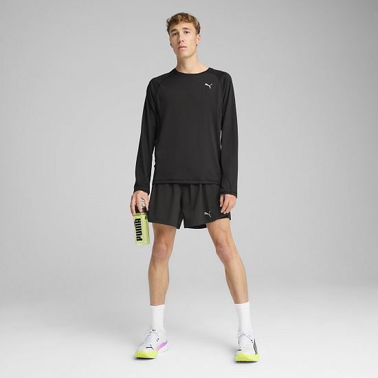 Лонгслив мужской Puma Run Velocity Black - Фото 5 большая