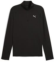 Лонгслив мужской Puma Run Vel Cldspn 1/4 Zip Black