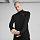 Лонгслив мужской Puma Run Vel Cldspn 1/4 Zip Black - Фото 3 малая