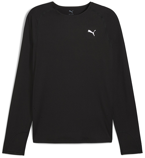 Лонгслив мужской Puma Everyday Cloudspun Black - Фото 1 большая
