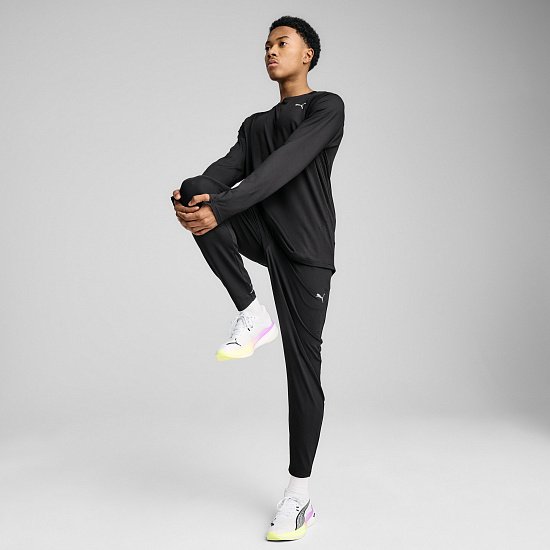 Лонгслив мужской Puma Everyday Cloudspun Black - Фото 5 большая