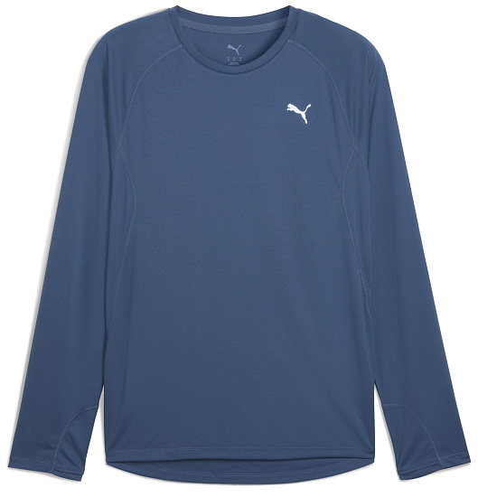 Лонгслив мужской Puma Run Velocity Dark Indigo - Фото 1 большая