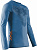 Лонгслив мужской X-Bionic Twyce Run Mineral Blue/Orange - Фото 1 малая