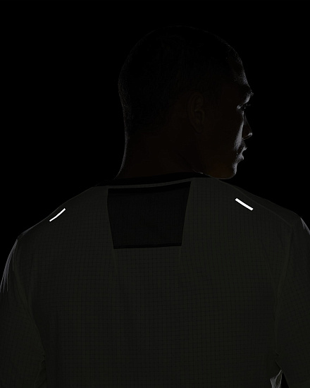 Футболка мужская Nike Dri-FIT Rise 365 Lime Ice - Фото 9 большая
