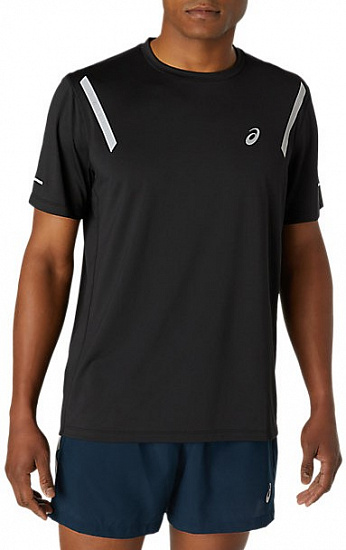 Футболка мужская ASICS Lite-Show SS Black - Фото 1 большая