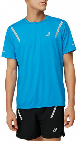 Футболка мужская ASICS Lite-Show SS Electric Blue - Фото 1 большая