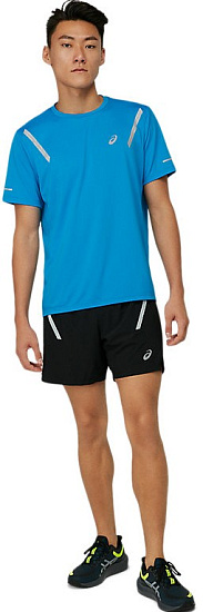 Футболка мужская ASICS Lite-Show SS Electric Blue - Фото 2 большая