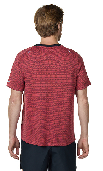Футболка мужская Nike Dri-FIT ADV Run Division TechKnit Black/Light Lemon Twist - Фото 4 большая