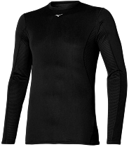 Лонгслив мужской Mizuno Mid Weight-L Crew Black