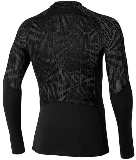 Лонгслив мужской Mizuno Virtual Body G4 H/Z Black - Фото 2 большая