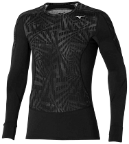 Лонгслив мужской Mizuno Virtual Body G4 Crew Black