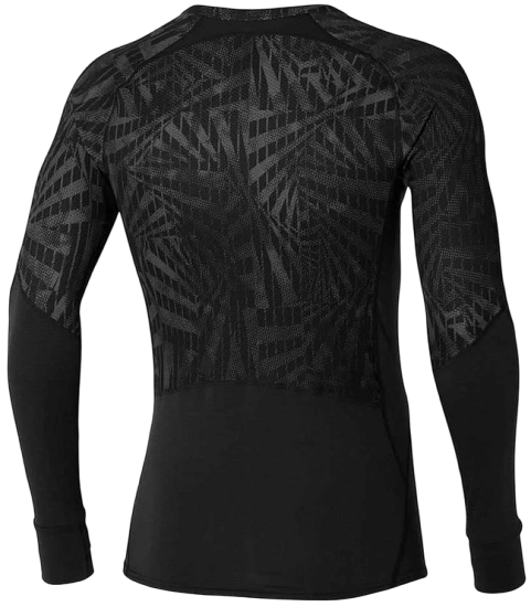 Лонгслив мужской Mizuno Virtual Body G4 Crew Black - Фото 2 большая
