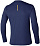 Лонгслив мужской Mizuno Dryaeroflow Ls Hz Estate Blue - Фото 2 малая