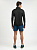 Лонгслив мужской Mizuno Hybrid Half Zip Black/Blue Wing Teal - Фото 7 малая