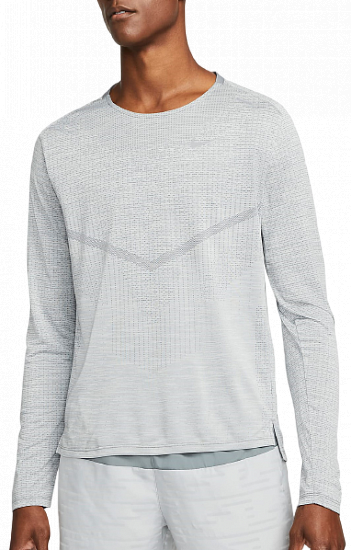 Футболка мужская Nike Dri-FIT ADV Techknit Ultra Light Smoke Grey/Heather - Фото 1 большая