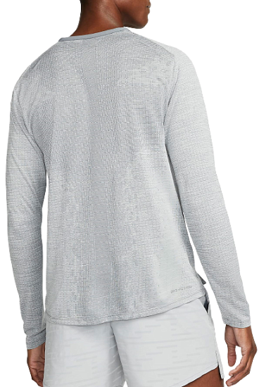 Футболка мужская Nike Dri-FIT ADV Techknit Ultra Light Smoke Grey/Heather - Фото 2 большая