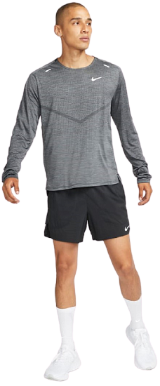 Футболка мужская Nike Dri-FIT ADV Techknit Ultra Black - Фото 3 большая
