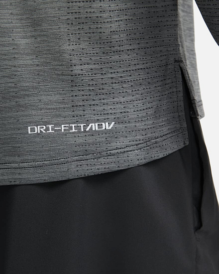 Футболка мужская Nike Dri-FIT ADV Techknit Ultra Black - Фото 5 большая