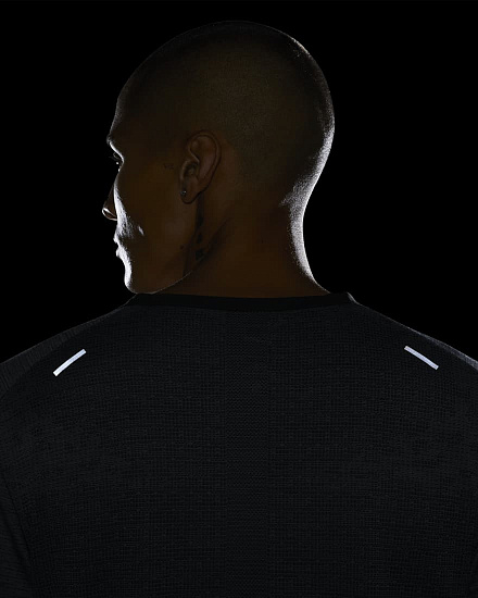 Футболка мужская Nike Dri-FIT ADV Techknit Ultra Black - Фото 7 большая