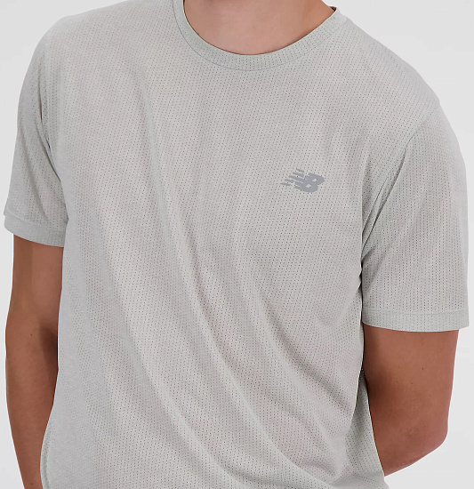 Футболка мужская New Balance Athletics Grey - Фото 6 большая