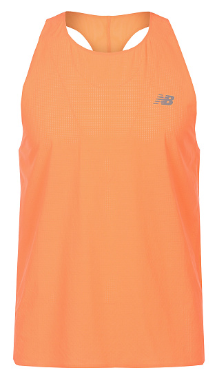 Майка мужская New Balance Race Day Ultra Light Singlet Hot Mango - Фото 1 большая