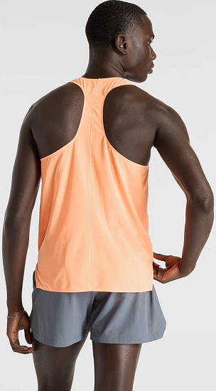 Майка мужская New Balance Race Day Ultra Light Singlet Hot Mango - Фото 4 большая