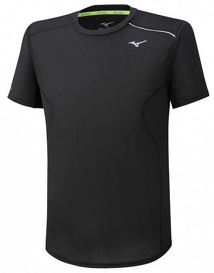 Футболка мужская Mizuno Dry Aeroflow Чер - Фото 1 большая