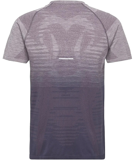 Футболка мужская ASICS Seamless Top Lavender Grey/Indigo Fog - Фото 2 большая