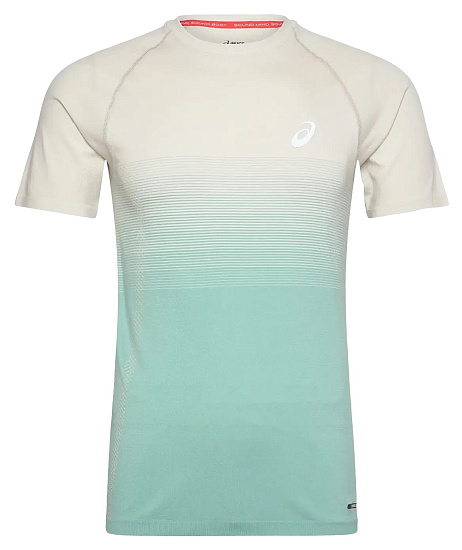 Футболка мужская ASICS Seamless Top Birch/Oasis Green - Фото 1 большая