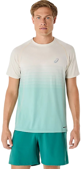 Футболка мужская ASICS Seamless Top Birch/Oasis Green - Фото 3 большая
