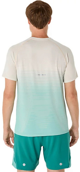 Футболка мужская ASICS Seamless Top Birch/Oasis Green - Фото 4 большая