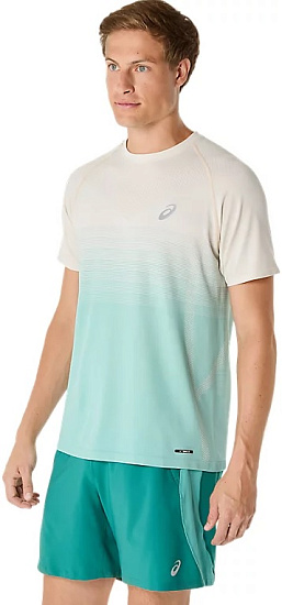 Футболка мужская ASICS Seamless Top Birch/Oasis Green - Фото 5 большая