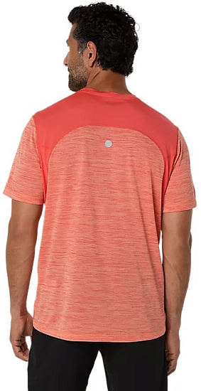 Футболка мужская ASICS Road Top Coral Reef/Mojave - Фото 4 большая