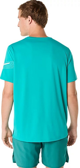 Футболка мужская ASICS Icon Top Wave Teal - Фото 2 большая