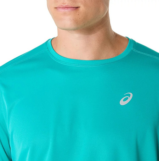 Футболка мужская ASICS Icon Top Wave Teal - Фото 4 большая
