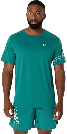 Футболка мужская ASICS Icon Top Rainy Lake - Фото 3 большая