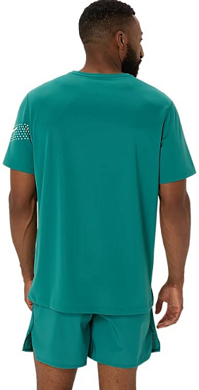 Футболка мужская ASICS Icon Top Rainy Lake - Фото 4 большая