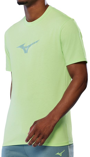 Футболка мужская Mizuno Athletics RB Patina Green - Фото 1 большая