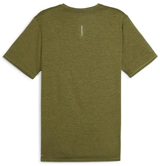 Футболка мужская Puma Run Favorite Heather Olive Green - Фото 2 большая