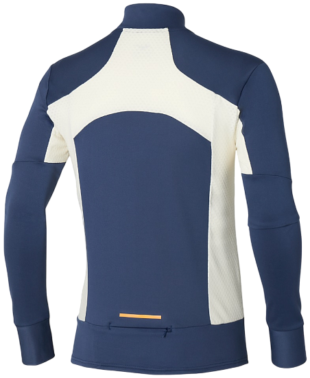 Лонгслив мужской Mizuno Warmalite Hz Estate Blue - Фото 2 большая