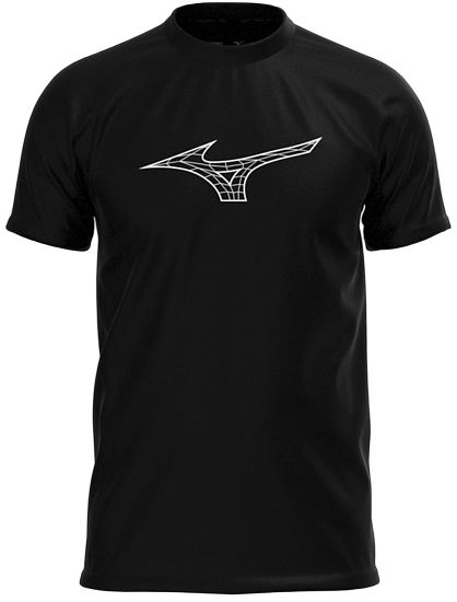 Футболка мужская Mizuno Athletics Rb Black - Фото 1 большая