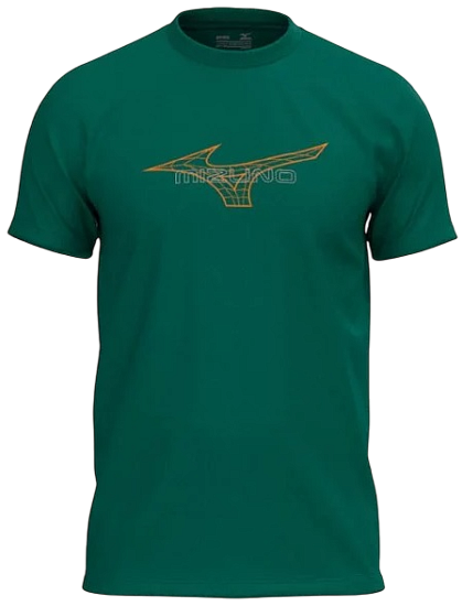 Футболка мужская Mizuno Athletics Evergreen - Фото 1 большая